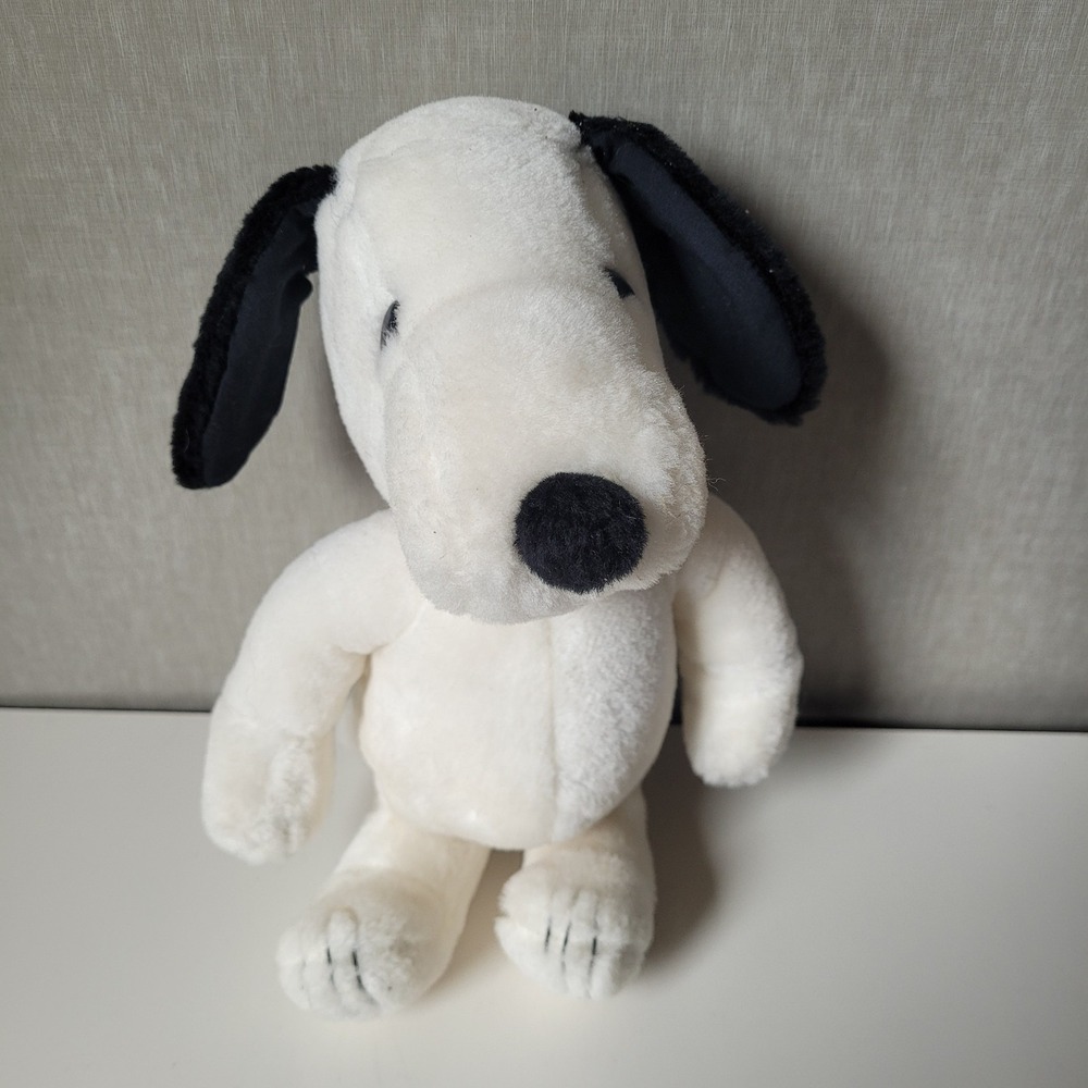 Vintage Snoopy Plush Determined Productions Peanuts 1958/1966 Standing 10"